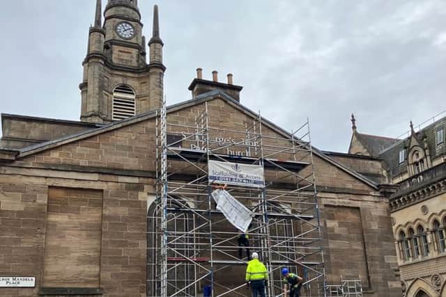 Tron Church during the renovation work