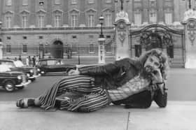 Sir Billy Connolly is pictured here in July 1974, aged 31. The Scottish comedian, often referred to as the Big Yin, first worked as a welder in the Glasgow shipyards before becoming a folk singer. Having started out singing songs with a comic edge, even topping the charts in 1975 with the single D.I.V.O.R.C.E, he began focusing on comedy. The move paid off, and he has been named the UK's greatest stand-up in many polls.