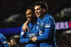 Ianis Hagi (R) is still searching for a new club after leaving Rangers at the end of last season