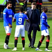 Steven Gerrard and Jermain Defoe during the pair's time at Rangers.
