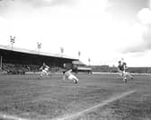 Third Lanark v Hibs at Cathkin Park in August 1964.