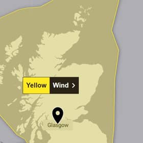 A yellow weather warning is in place for the whole of Scotland on Friday and Saturday