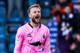 Scott Bain's Falkirk form has earned him a Scotland recall (Photo: Craig Williamson/SNS Group)