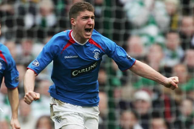 Gregory Vignal in action for Rangers