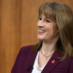 Chancellor Rachel Reeves takes journalists' questions after delivering a speech in the media briefing room of 9 Downing Street. Reeves has reportedly ditched plans to raise income tax rates ahead of the November 26 Budget (Photo: JUSTIN TALLIS/POOL/AFP via Getty Images)          