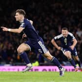 Tierney scored Scotland's all important third goal against Denmark in the 92nd minute.