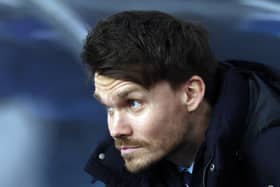 Danny Rohl looks on during a Rangers match