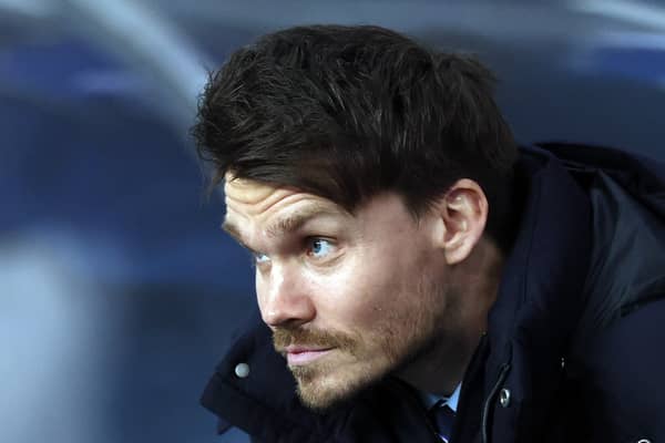 Danny Rohl looks on during a Rangers match