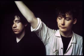 The Jesus and Mary Chain, Jim Reid and William Reid, Hof ter Lo, Antwerpen, Belgium, 14/10/1987. 