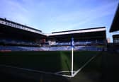A general view of inside Ibrox Stadium