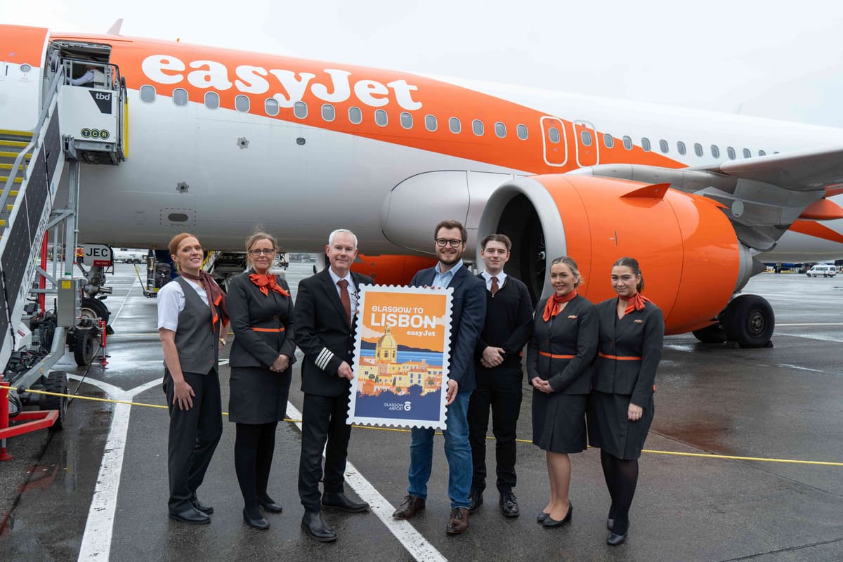 First Easyjet Easyjet launches first flights from Glasgow Airport to Lisbon