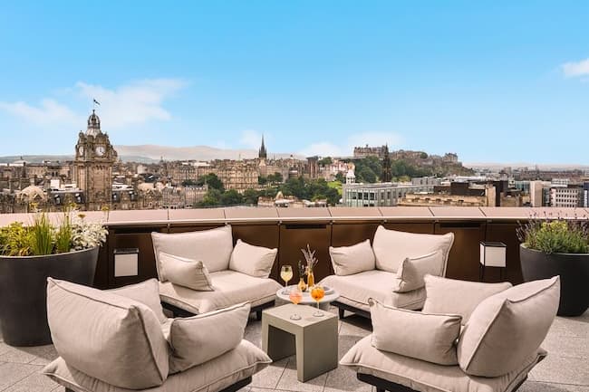 W Rooftop W Edinburgh's rooftop bar W Deck reopens for spring with new seasonal ...