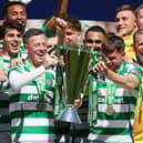 Callum McGregor and James Forrest of Celtic 