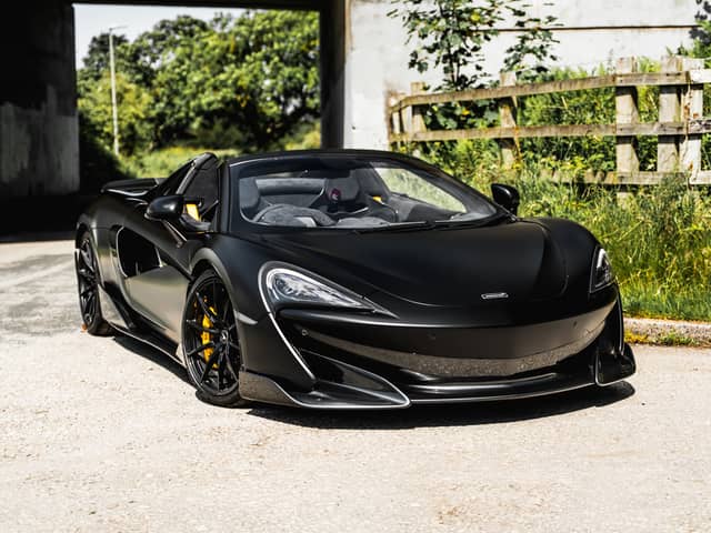 The 2019 McLaren 600LT Spider prize is accompanied by £5,000 in cash, with a £100,000 cash alternative available