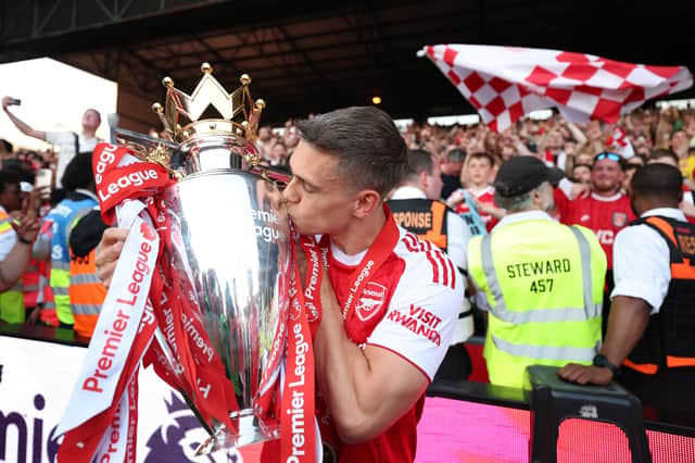 Last season, Trossard helped Arsenal to their first title in 22 years.