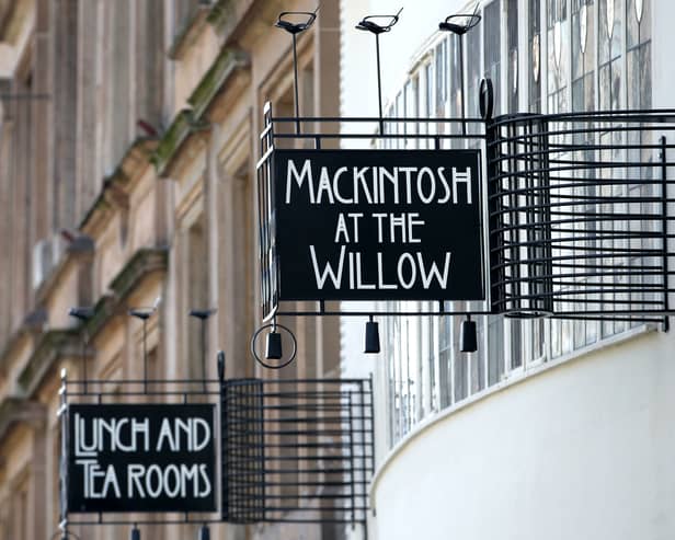Mackintosh at the Willow tearoom in Glasgow, which was designed by Charles Rennie Mackintosh and his wife Margaret Macdonald (Jane Barlow/PA)