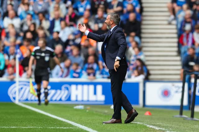 Rangers boss McInnes thinks his side showed enough promise in goalless draw.