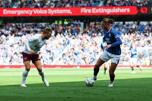 Ibrox friendly between Rangers and West Ham finished 0-0.
