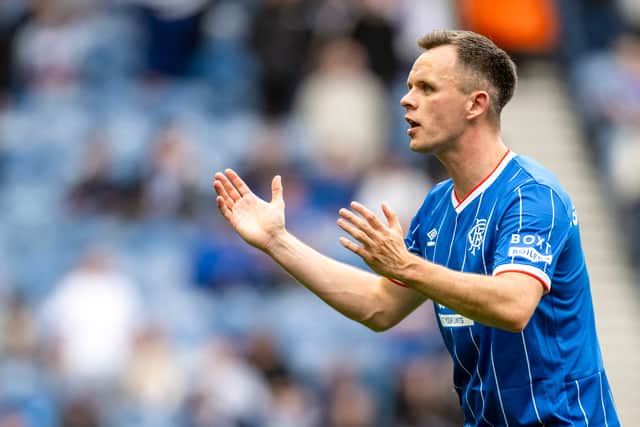 Rangers captain Lawrence Shankland came off the bench during the Premier Sports Cup win over St Mirren at Ibrox.(Photo by Rob Casey / SNS Group)