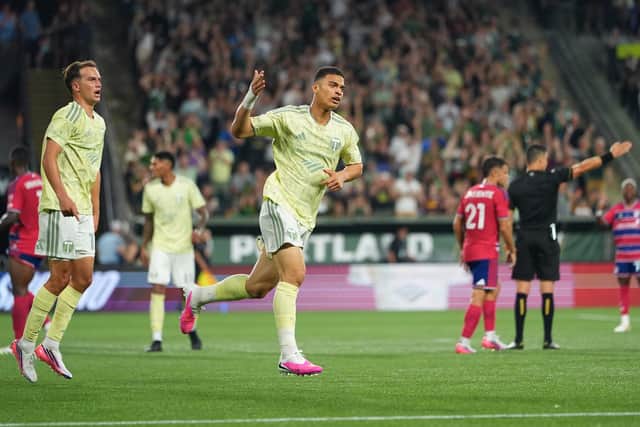 Rangers are closing in on a deal for Portland Timbers striker Kevin Kelsy. Cr: Getty Images.