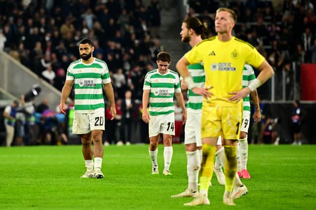 Celtic were defeated 5-1 on the night in Linz.