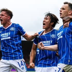 Rangers were victorious at Pittodrie, with Kim Min-su (centre) impressing on his debut.