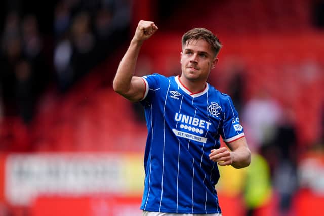 Rangers’ Cameron Devlin (Andrew Milligan/PA)