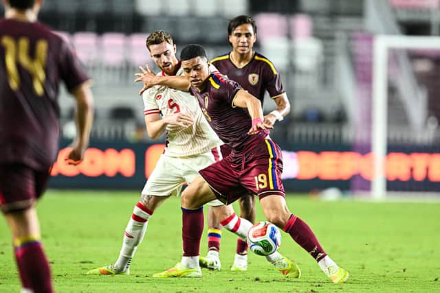 Venezuela's forward #19 Kevin Kelsy