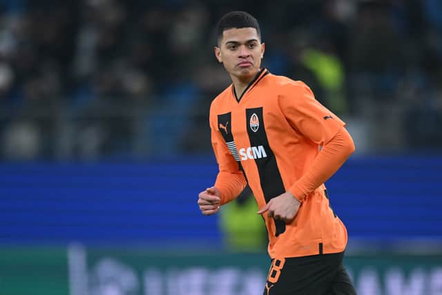 Kelsy scored in the Champions League for Shakhtar Donetsk.