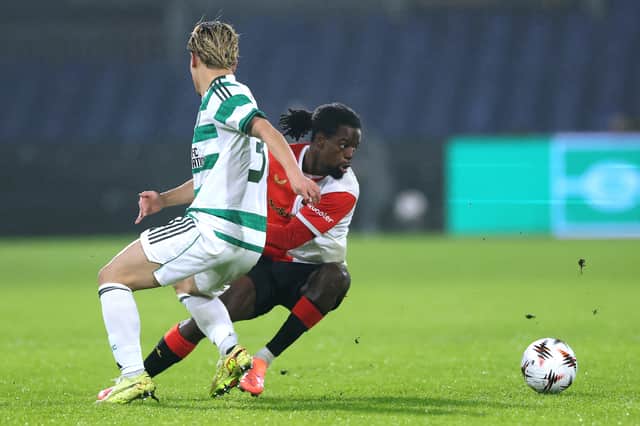 Lotomba played for Feyenoord against Celtic in last season's Europa League.