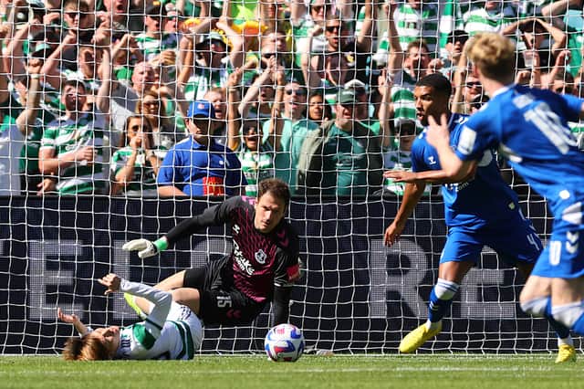 Begovic played against Celtic for Everton in the 2022 Sydney Super Cup.