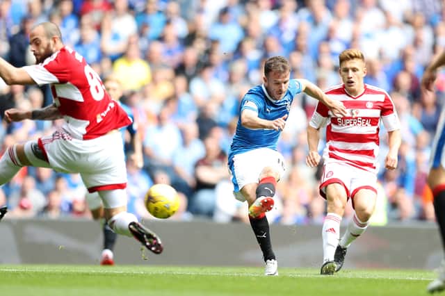 Former Rangers midfielder thinks St Mirren should've had a penalty.