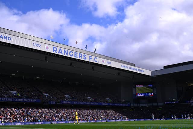 Ibrox will host the action on Sunday.