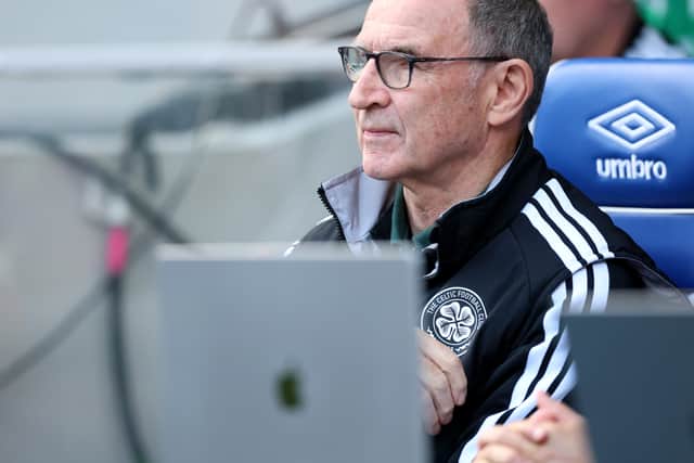 Martin O'Neill has been reflecting on a 'tough afternoon' for his Celtic side at Ibrox