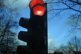 Drink driver ran a red light. 