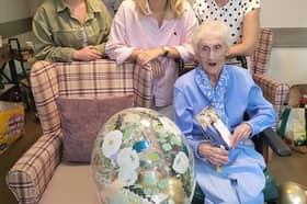 Mary McMillan McLean, who was born in Glasgow in 1926 and grew up in Dennistoun, marked the milestone at Silverline Care’s Baillieston Care Home