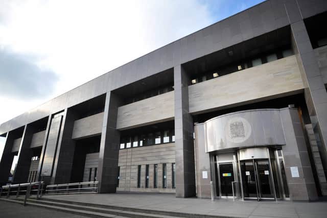 The three men plead guilty at Glasgow Sheriff Court