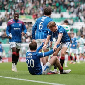 Multiple Rangers stars suffered knocks against Celtic.