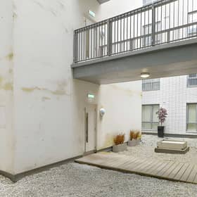 The Virginia Street apartment offers secure entry and first-floor accommodation in a central Glasgow setting