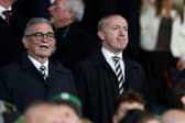 Michael Nicholson, CEO of Celtic looks on from the stands during the UEFA Europa League 2026/27 League Phase MD1 match between Celtic FC and Ferencvaros