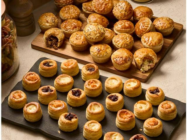 Sainsbury's Taste the Difference range is currently 25% off for Nectar customers, with several freezer-friendly options that could help shoppers get ahead on Christmas food, including this Mini Pies & Vol Au Vent Sharing Selection.