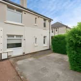 The Montrose Avenue lower cottage flat is on the market for £110,000, with private parking and a position in the residential area of Carmyle
