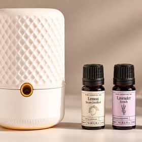 The Nikura AIRI Waterless Diffuser makes filling your home with beautiful fragrance effortless, with no water, mess or fuss.