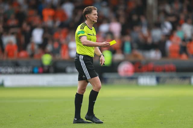Dickinson will take charge of the action on Sunday.