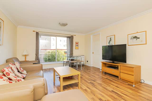 The bright lounge has room for dining, giving residents a flexible central space for relaxing and entertaining.