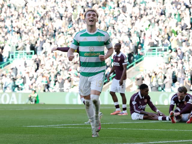 Celtic dismantled at Hearts at Tynecastle.