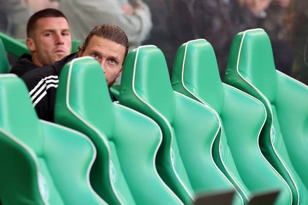 Hoops star was benched for the Hearts clash.