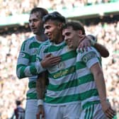 Celtic's attacking trio all got on the scoresheet on Sunday against Hearts.