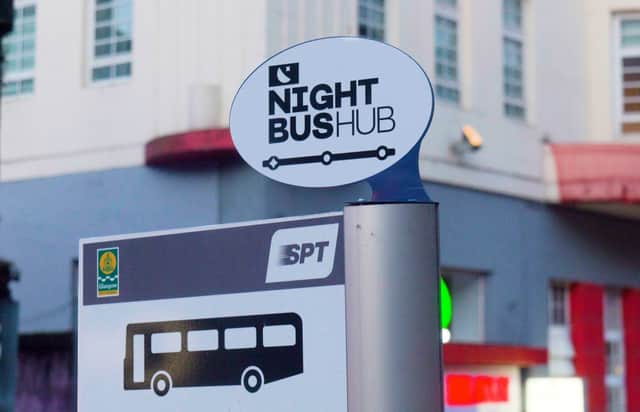 The night bus hubs will have CCTV and be staffed 12-4am at weekends