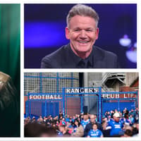 33 famous Rangers fans - including Celebrity Traitors star Maya Jama and Gordon Ramsay